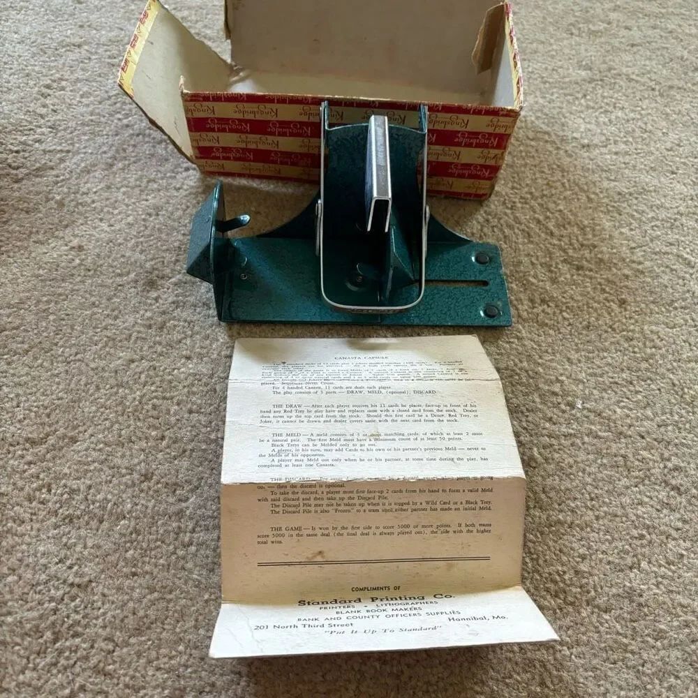 Vintage Kingsbridge Canasta Shuffler